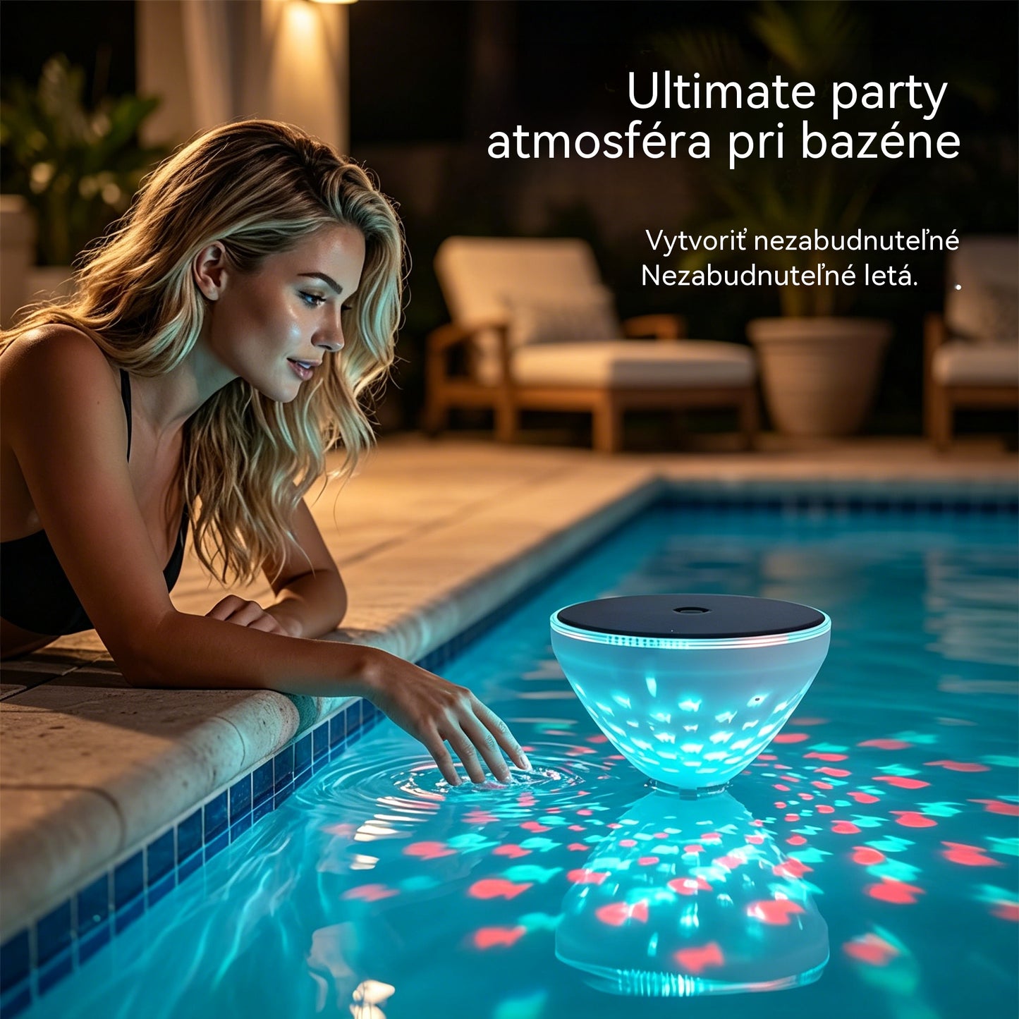 ☀️【50% zľava】🐠 Plávajúce solárne bazénové svetlo s projekciou v tvare ryby - Plávajúci dizajn sa elegantne pohybuje po hladine a vytvára romantickú atmosféru.💡💦