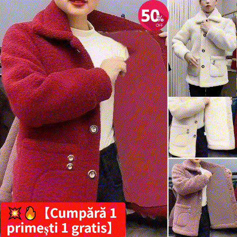 🔥💥【Új, népszerű termékek】【M-3XL】☃️Női Meleg Kabát 2025 – Új Divat, Bársony Anyag, Vastag Báránygyapjú Utánzat a Tökéletes Télen Történő Viseléshez!