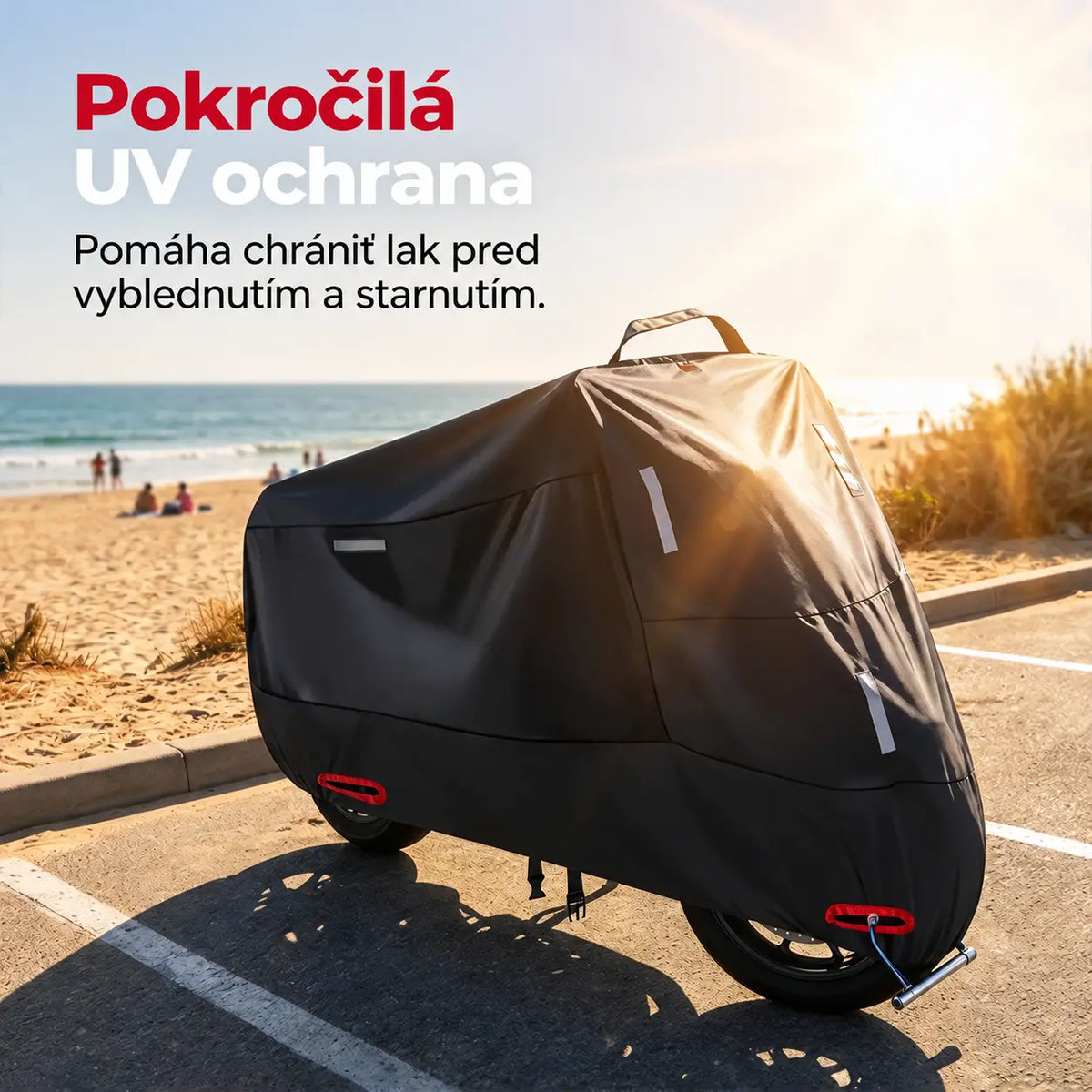 🏍️🛡️【1 kus, univerzálna veľkosť】Kryt na motocykel – vodeodolný, prachuvzdorný a s UV ochranou.