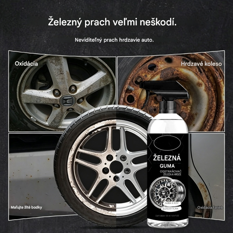 🥇【Kúp 1, získaj 1 zadarmo】Profesionálny čistič hrdze a železa na autá – preniká hlboko a odstraňuje aj starú hrdzu【2 položky】