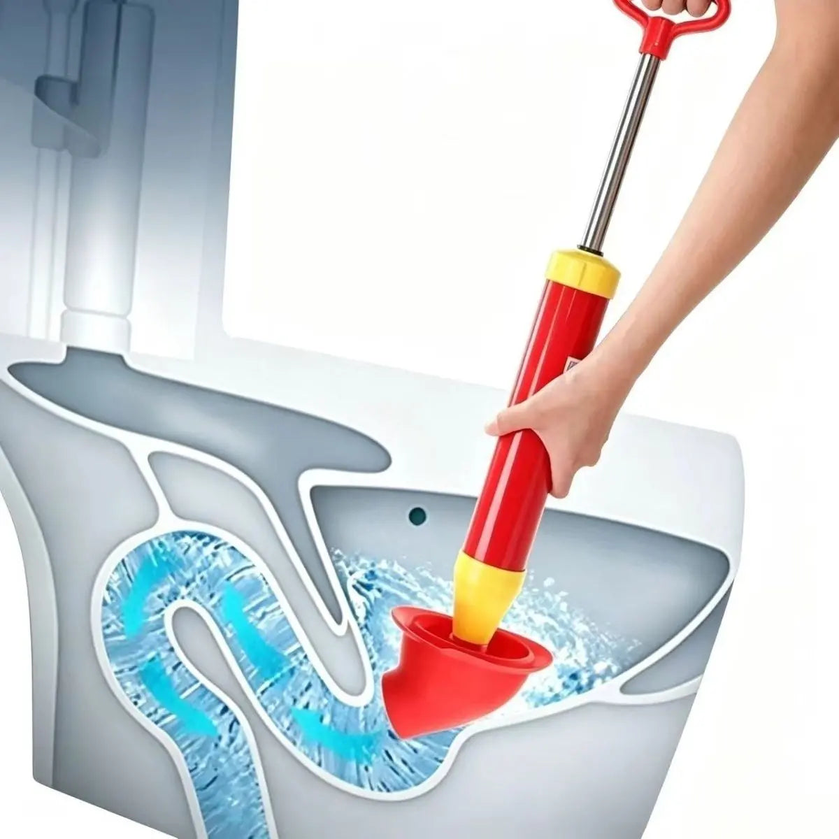 🚽 Odvzdušňovač odtokov s tlakovým vzduchom do kúpeľne a kuchyne 💨