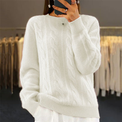 🔥✨【Jesenný nový štýl】【S-2XL】2025 Jednofarebný vysokokvalitný, mäkký a pohodlný vlnový sveter.