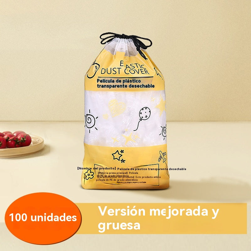 Prehrambeni jednokratni poklopac za svježinu【2 vrećice, 200 komada】