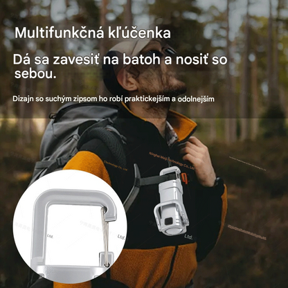 💡【Kúp 1 a získaj 1 zdarma】【2 kusov】🔥Výhodná ponuka🔥 Super jasné a vodotesné mini kľúčové svetlo s 1200 lm –nastaviteľnými režimami a vysokou svietivosťou na každodenné použitie aj outdoor