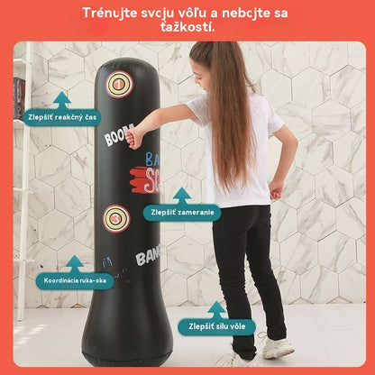 💪【50% zľava】🥊 Detské boxovacie vrece, odolný, stabilný a ľahko použiteľný | Zlepšuje reakčnú rýchlosť a koordináciu