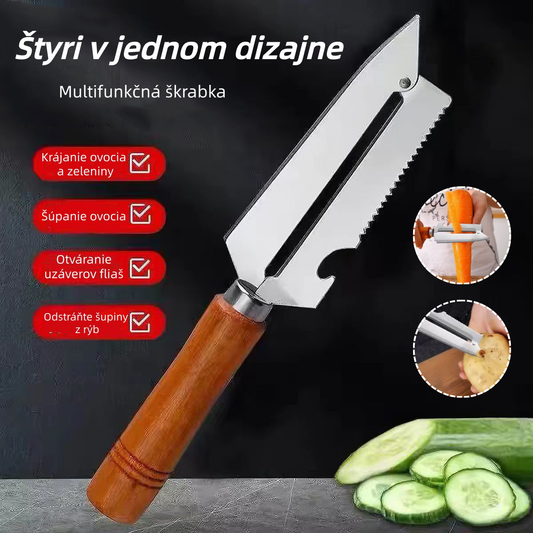 🥕 Kúp 1 a získaj 1 zadarmo! ✨ Multifunkčná kuchynská škrabka – Vyrobená z nehrdzavejúcej ocele s ergonomickou rukoväťou, ideálna na ovocie, zeleninu a mäso 🔪【2 položky】