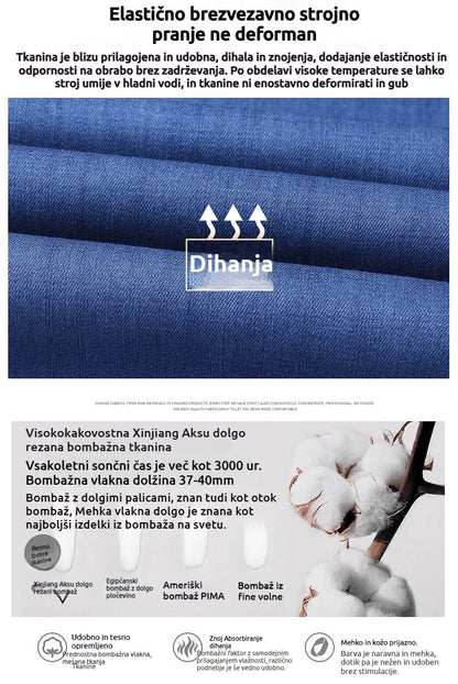 👖👖 【Kupite 1, dobite 1 gratis】Stilne moške kavbojke – Udobne, vsestranske in popolne za vsakodnevno nošenje